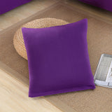 Housse de coussin violet pour canape angle