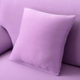 Housse de coussin violet clair pour canape