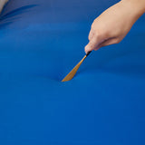 Simili cuir epais et resistant pour housse d'assise de canape d'angle impermeable bleu