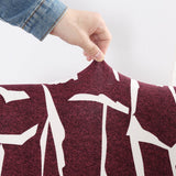 Textile bi extensible de notre housse de chaise rouge