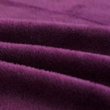 Textile doux de notre housse de canape d'angle en velours violet