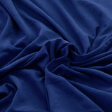 Textile elastique pour housse d'assise de canape d'angle bleu