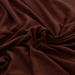 Textile elastique pour housse d'assise de canape d'angle marron fonce