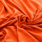 Textile elastique pour housse d'assise de canape d'angle orange vif