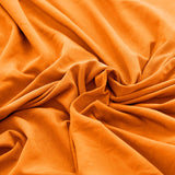 Textile elastique pour housse d'assise de canape d'angle orange