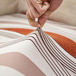Textile elastique pour housse d'assise de canape angle orientale