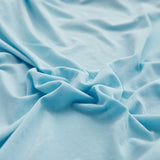 Textile elastique pour housse assise de canape bleu clair