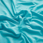 Textile elastique pour housse assise de canape bleu cyan