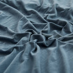 Textile elastique pour housse assise de canape bleu gris