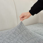 Textile elastique pour housse assise de canape chic