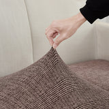 Textile elastique pour housse assise de canape universelle