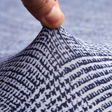 Textile extensible pour housse de canapé moderne bleu