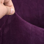 Textile extensible de notre housse de canape velours violet