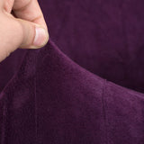 Textile extensible de notre housse de coussin en velours violet