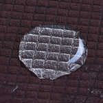 Textile impermeable marron fonce