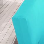 Textile de qualite pour notre housse clic clac et bz bleu turquoise