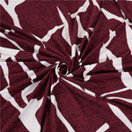 Textile de qualite de notre housse de canape d'angle bi extensible rouge