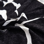 Textile de qualite de notre housse de coussin bi extensible noir