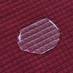 Tissu jacquard extensible et hydrophobe pour Housse de chaise impermeable rouge