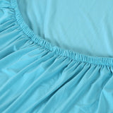 Tissu elastique pour housse de canape angle bleu cyan