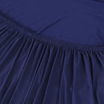 Tissu elastique de notre housse de canape angle bleu marine