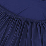 Tissu elastique de notre housse de canape angle bleu marine