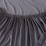 Tissu elastique de notre housse de canape angle gris