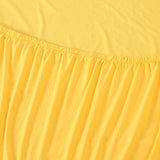 Tissu elastique pour housse de canape angle jaune