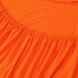 Tissu elastique pour housse de canape angle orange