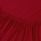 Tissu elastique pour housse de canape angle rouge