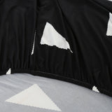 Tissu elastique de notre housse de canape moderne noir