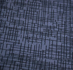 Tissu elastique pour housse de chaise bleu gris