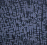 Tissu elastique pour housse de chaise bleu gris