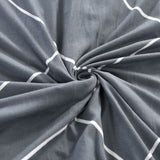 Tissu elastique de notre housse de clic clac et BZ gris raye