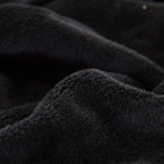 Tissu de haute qualite de notre housse de coussin en velours noir