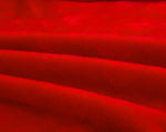 Tissu de haute qualite de notre housse de coussin en velours rouge