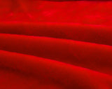 Tissu de haute qualite de notre housse de coussin en velours rouge