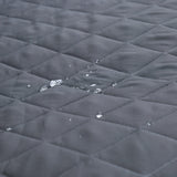 Tissu impermeable waterproof de notre Protege canape gris fonce