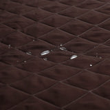 Tissu impermeable waterproof de notre Protege canape marron