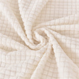 Tissu jacquard de qualite superieure pour housse d'assise de canape d'angle jacquard blanc