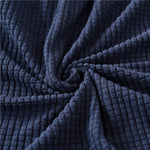 Tissu jacquard de qualite superieure pour housse d'assise de canape d'angle jacquard bleu marine