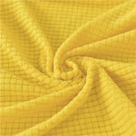 Tissu jacquard de qualite superieure pour housse d'assise de canape d'angle jaune