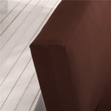 Tissu de qualite de notre housse clic clac et bz marron chocolat