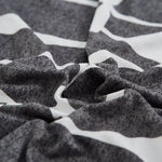 Tissu de qualite superieure pour housse assise de canape bi extensible gris